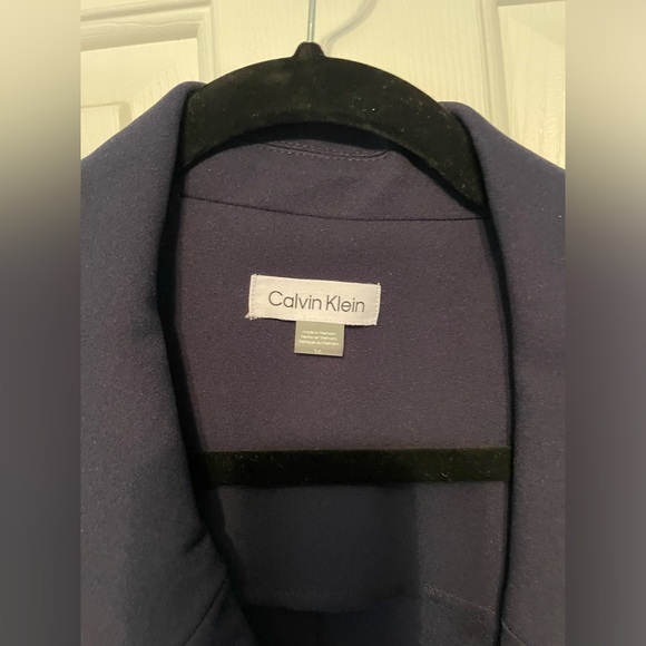 Calvin Klein, size 16, navy, sleeveless dress, like new - Picture 4 of 5